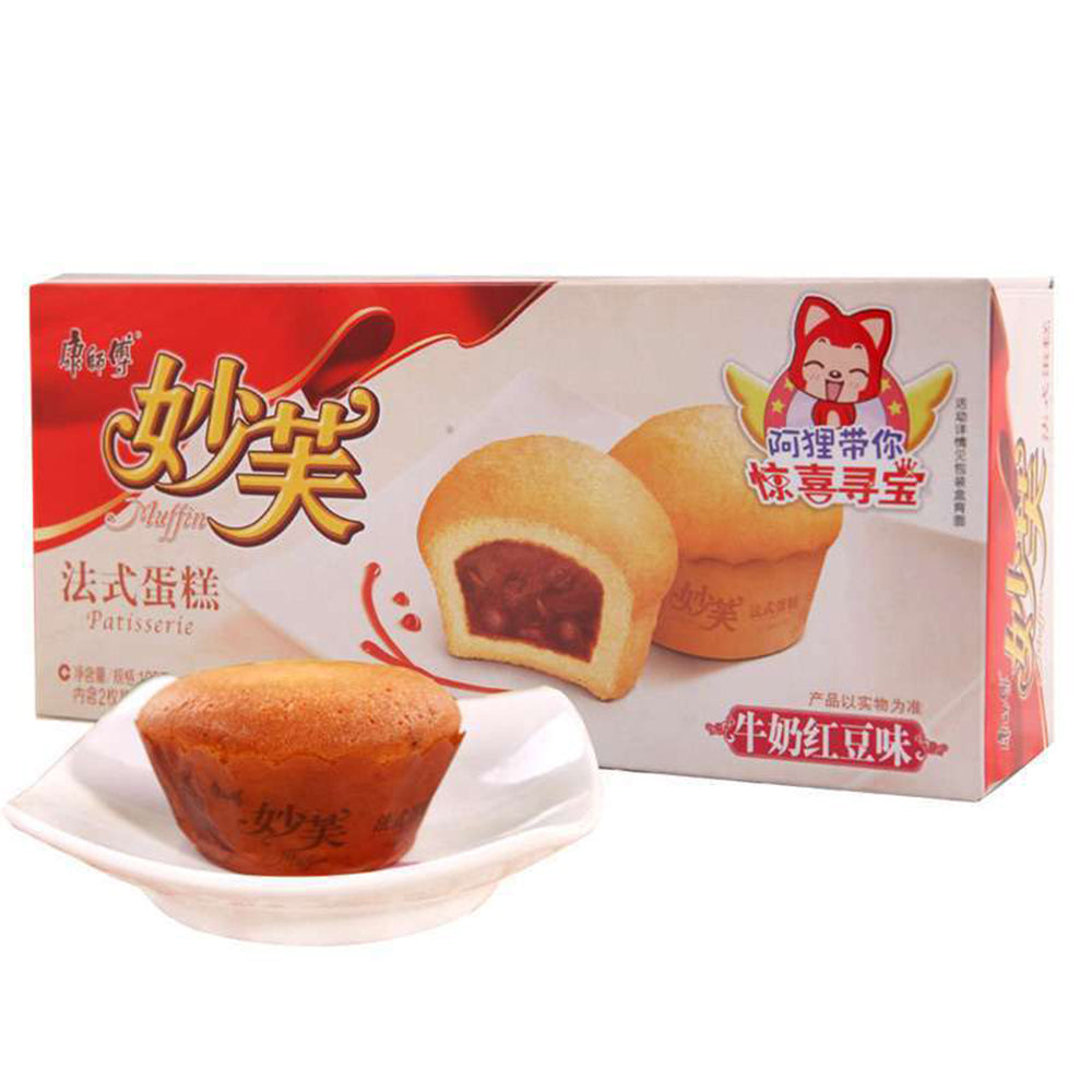 Master-Kong-Muffin-French-Cake-Milk-Red-Bean-Flavor---2-Pieces,-100g-1