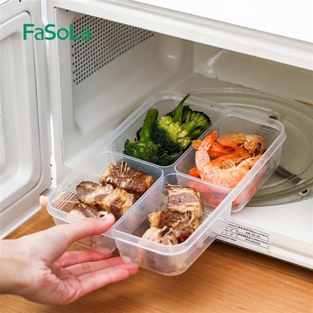 FaSoLa-4-Compartment-Refrigerator-Storage-Box---23*4.8*16.6cm-1