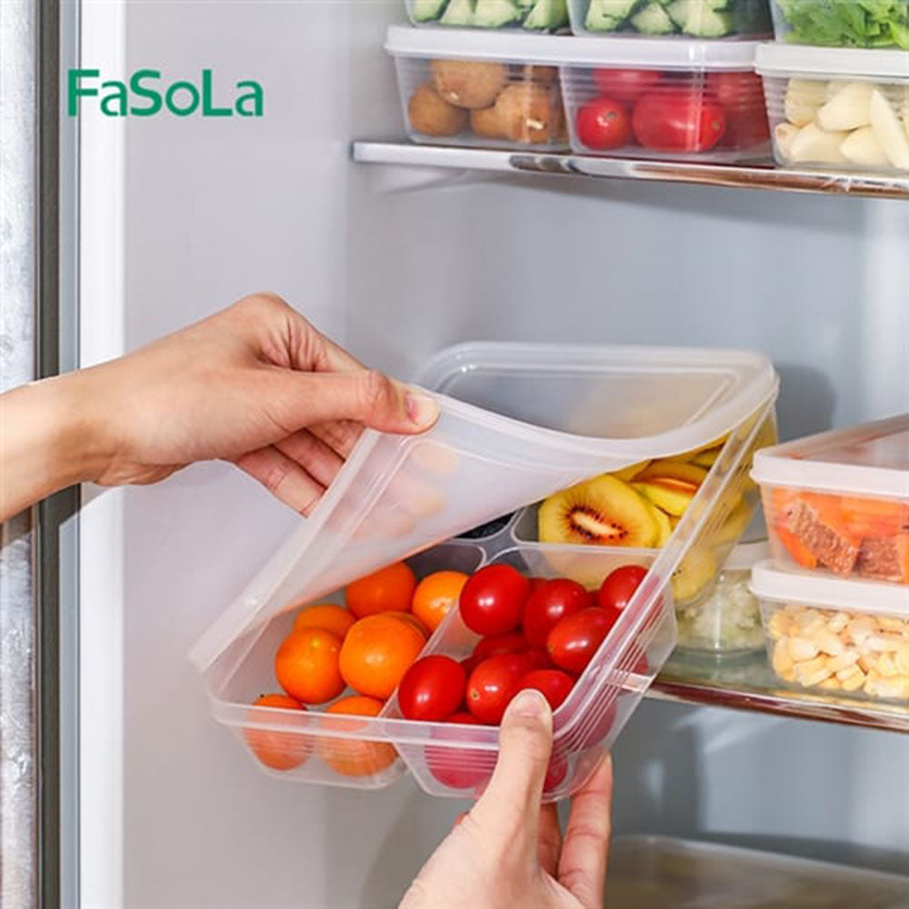 FaSoLa-4-Compartment-Refrigerator-Storage-Box---23*4.8*16.6cm-1