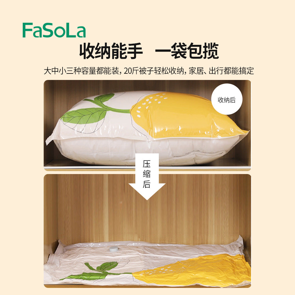 FaSoLa-Fruit-Print-Vacuum-Storage-Bags---Pear-Design,-Medium,-60x80cm,-2-Pieces-1