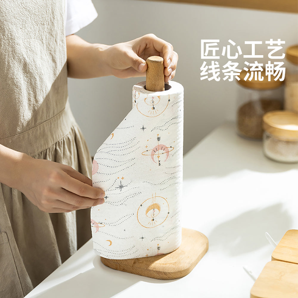 Modern-Housewife-Beech-Wood-Kitchen-Paper-Holder---Square-Base-1