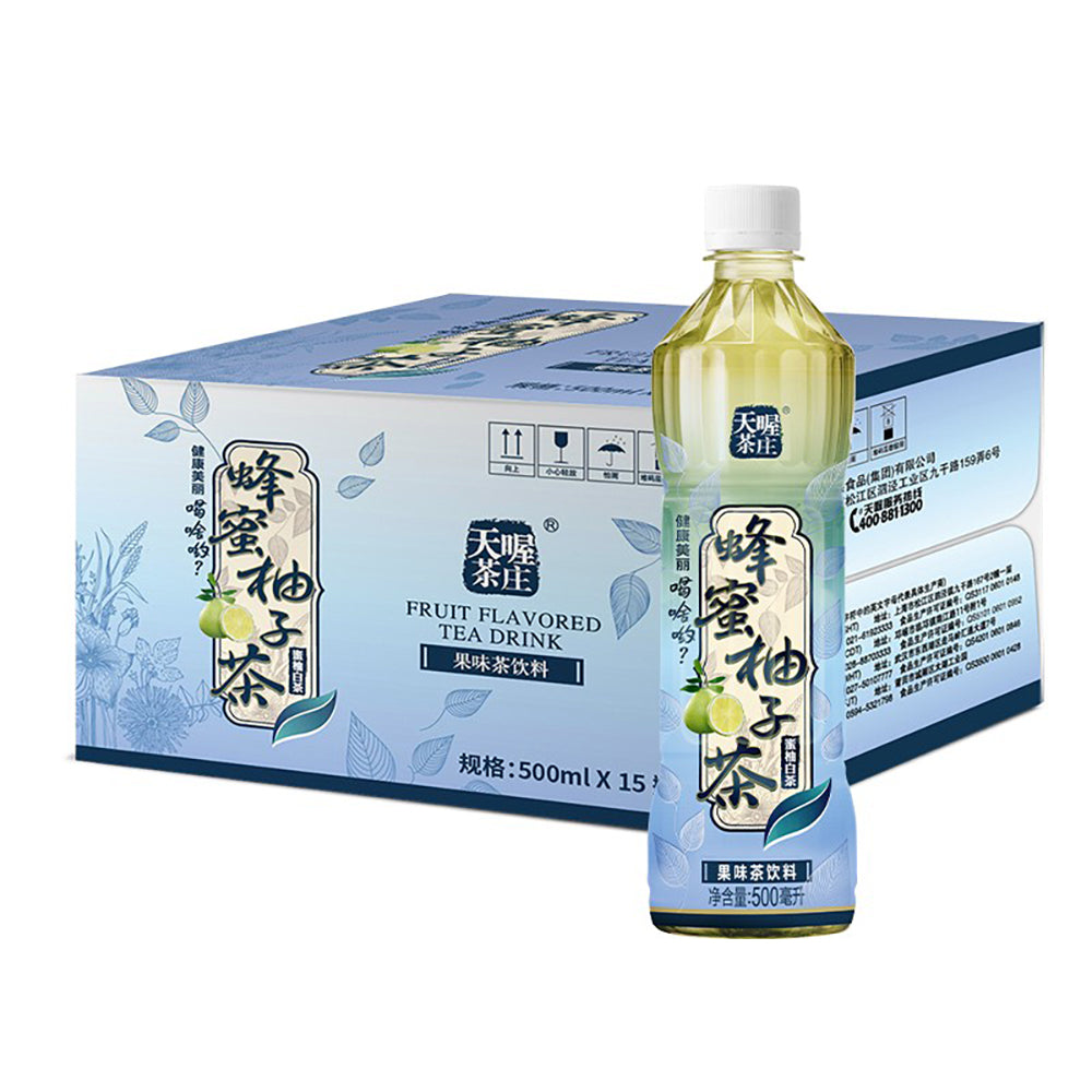 [Full-Case]-Tenwow-Honey-Pomelo-White-Tea-500ml-x-15-per-Case-1