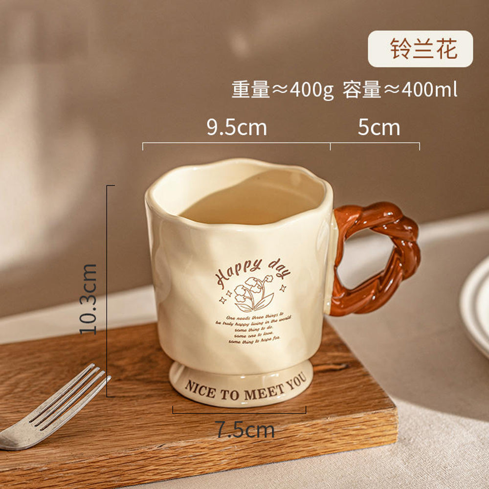 Modern-Housewife-Ceramic-Mug---Lily-of-the-Valley,-400ml-1