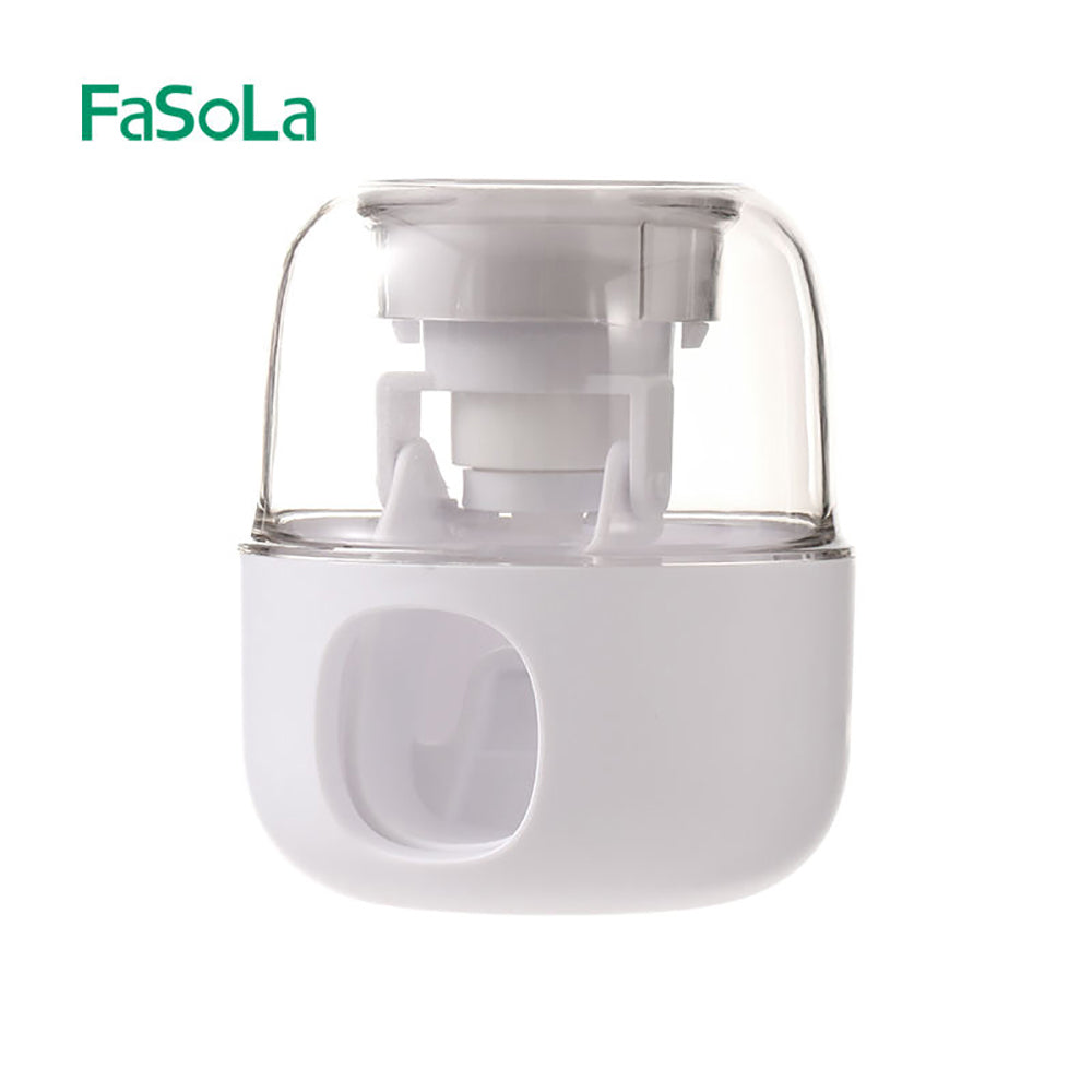 FaSoLa-Wall-Mounted-Toothpaste-Dispenser-for-Home-Use,-No-Drilling-Required,-White,-8.6*8.6*9.8cm-1