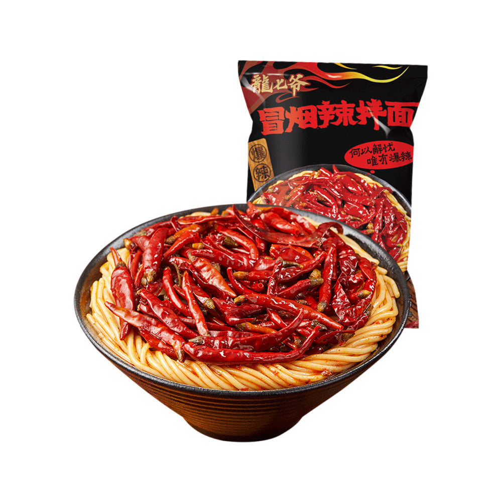 long-qi-ye-smoking-hot-chili-stir-fry-noodles-extra-spicy-310g-chinese-dry-mixed-noodles-1
