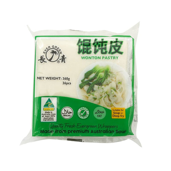 Ever Green Wonton Wrappers 30pcs 300g