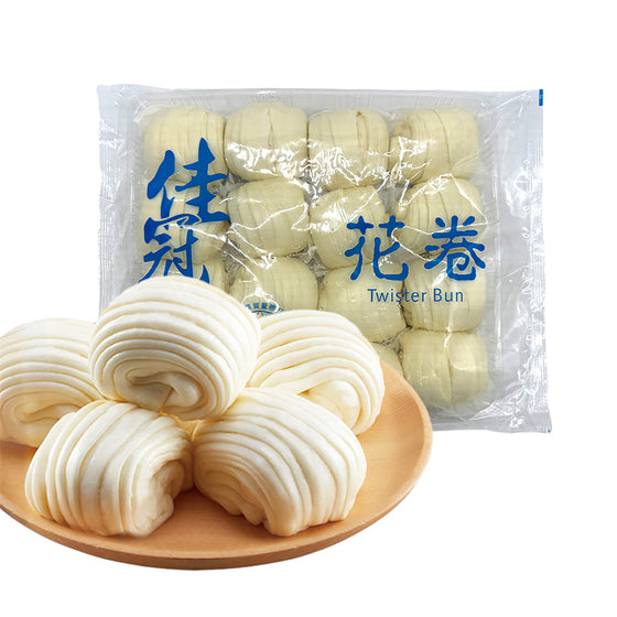 Jiaguan Frozen Twister Buns - 16pcs, 640g