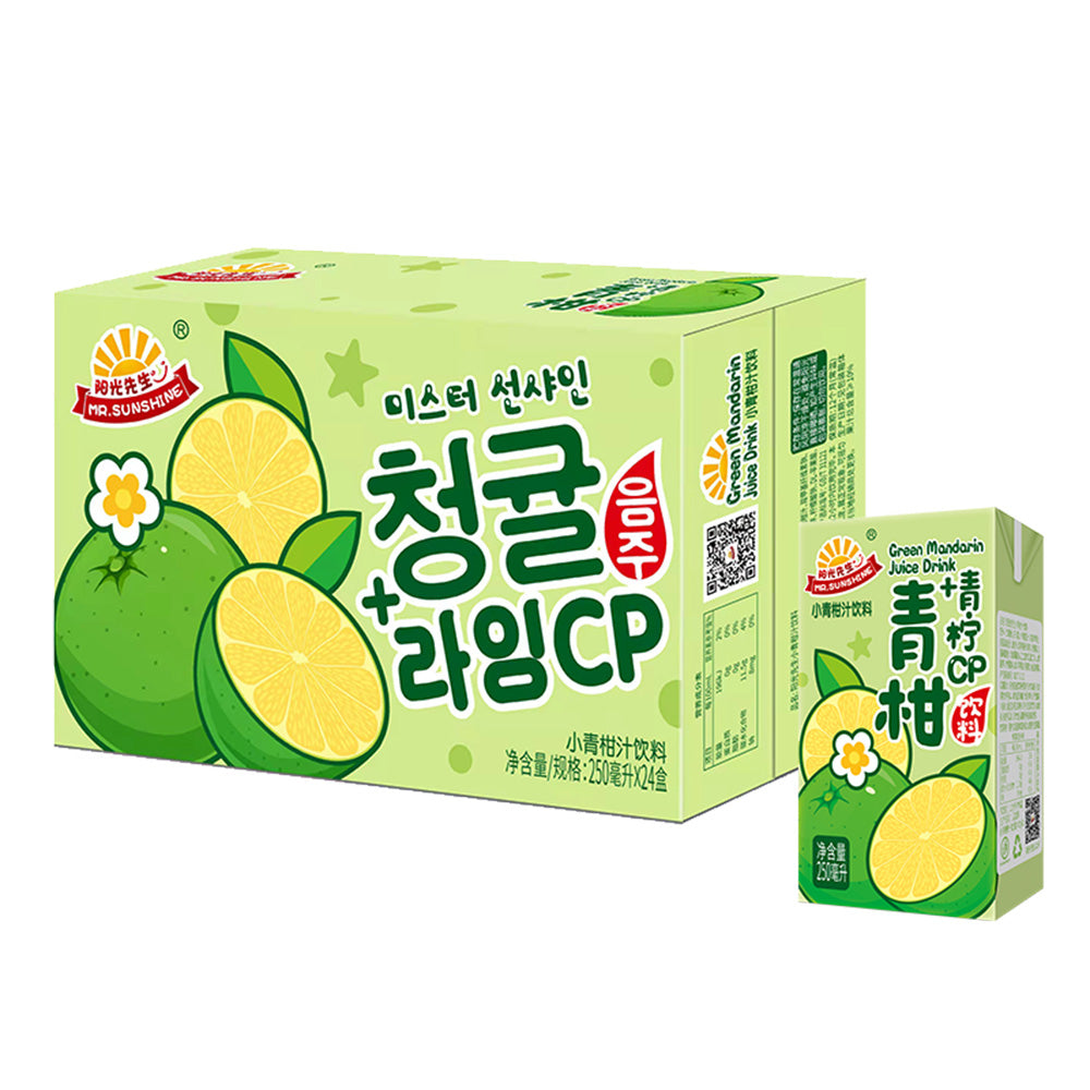 [Full-Case]-Mr.-Sunshine-Small-Green-Mandarin-Juice-250ml*24-1