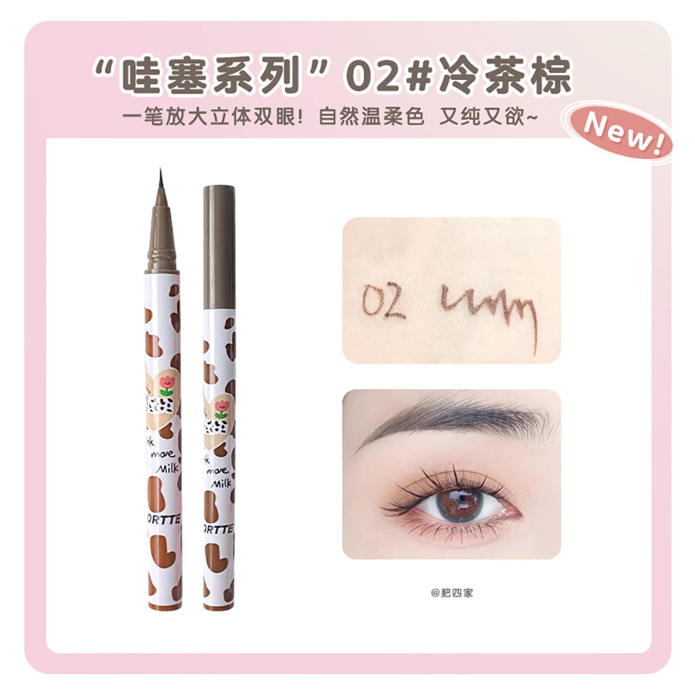 Hualoria-Wow-Fine-Liquid-Eyeliner-Pen-02#-Cool-Tea-Brown-1