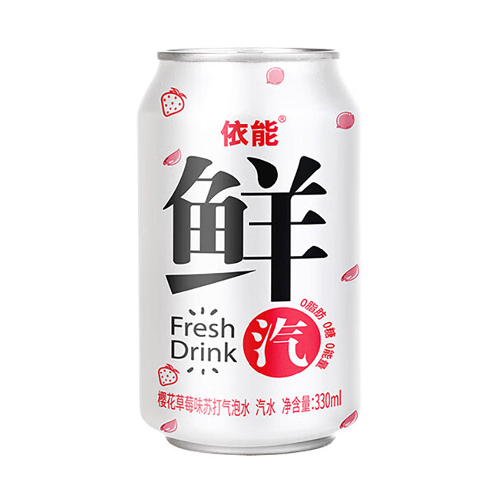 Yineng-Fresh-Sparkling-Water---Sakura-Strawberry-Flavor,-330ml-1