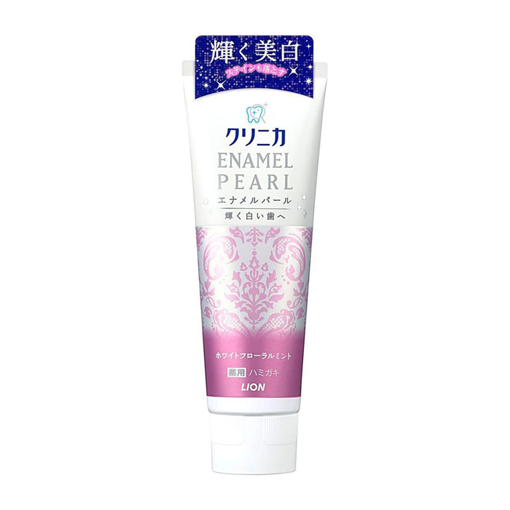 Lion-Clinica-Enamel-Pearl-Whitening-Enzyme-Toothpaste---White-Floral-Mint-130g-1
