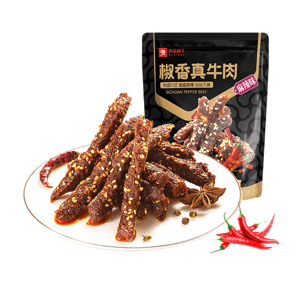 Bestore-Sichuan-Pepper-Beef-Jerky---Spicy-Flavor,-75g-1