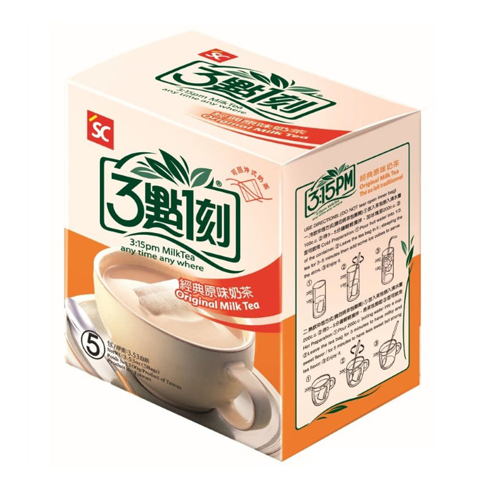 3:15PM Original Milk Tea - 5 Packs, 100g