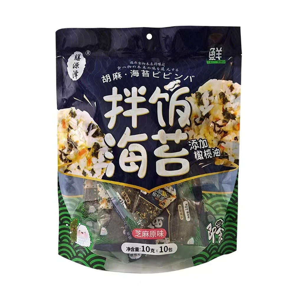 Shanyuanze-Seaweed-Rice-Seasoning-with-Sesame---Original-Flavor,-10-Packs,-100g-1