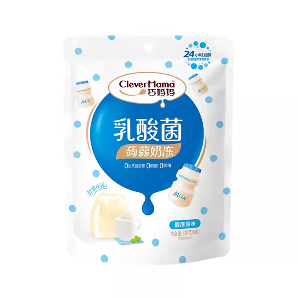 CleverMama-Original-Flavor-Lactobacillus-Konjac-Milk-Jelly---6-Pieces,-120g-1