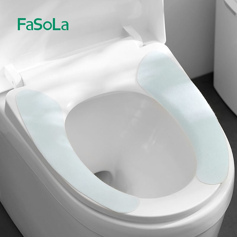 FaSoLa-Seamless-Toilet-Seat-Mats---Blue,-37x9cm,-3-Pairs-1