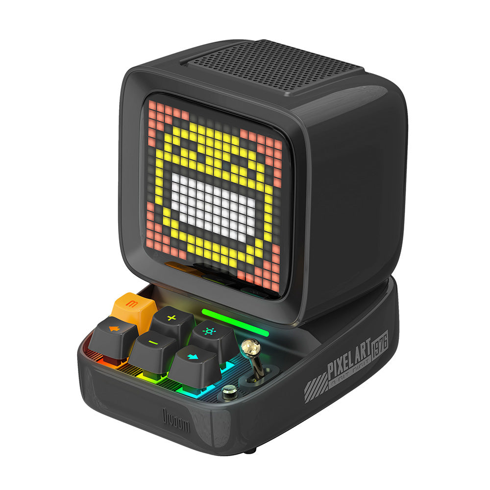 Divoom-Retro-Pixel-Art-Bluetooth-Speaker---Black-1