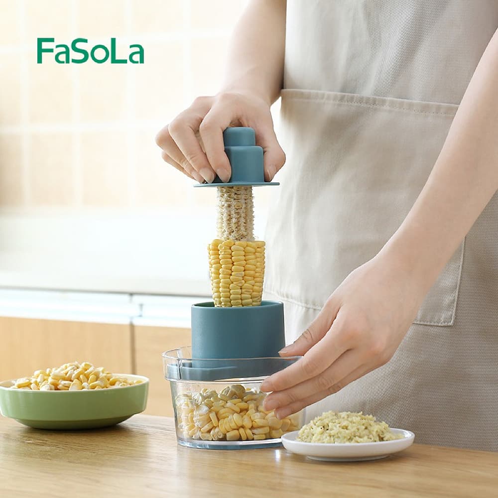 FaSoLa-Stainless-Steel-Corn-Stripper---Blue,-14.9*13*8cm-1