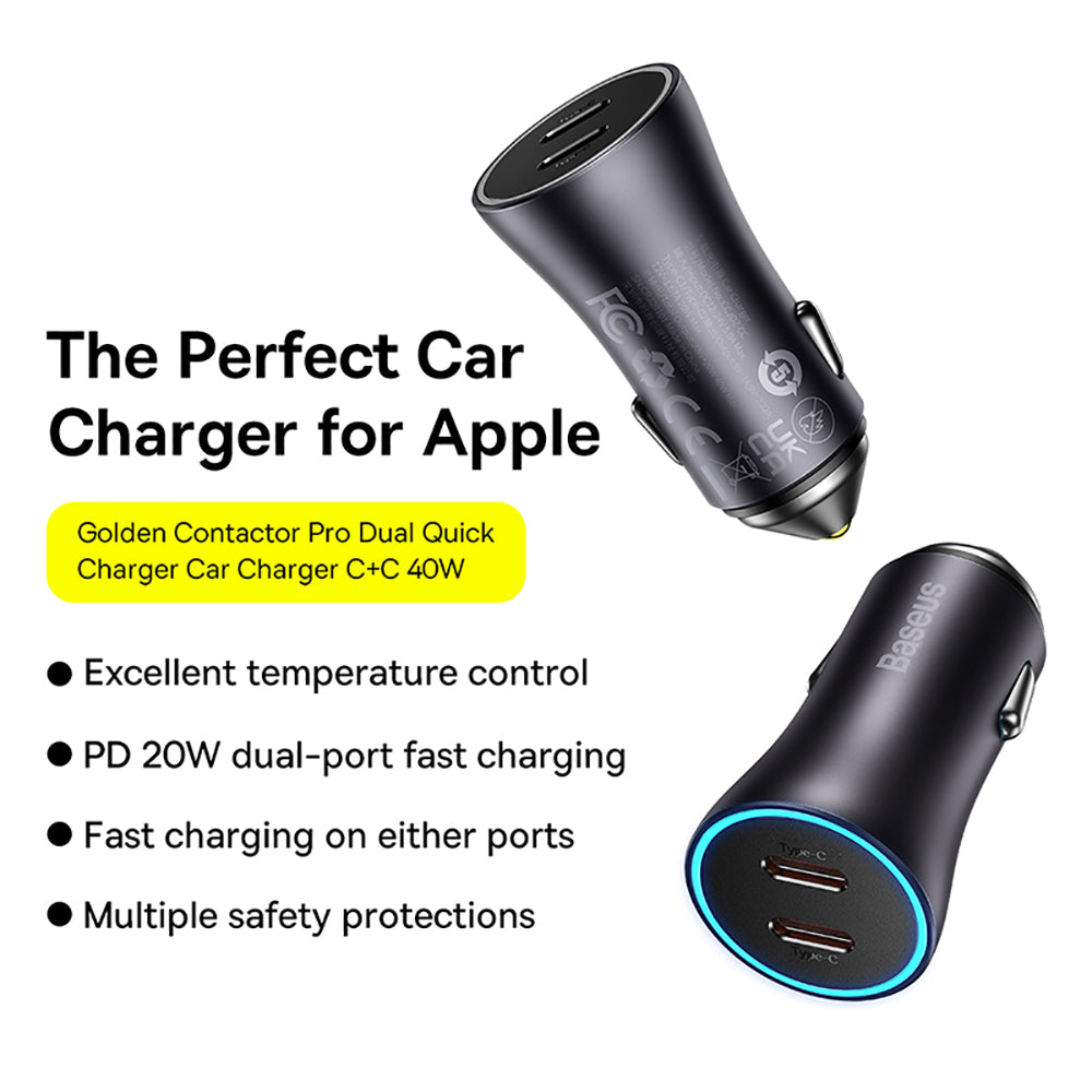 Baseus-Golden-Contactor-Pro-Dual-Quick-Car-Charger-C+C-40W---Dark-Gray-1