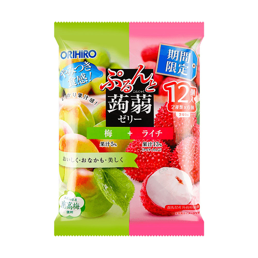 Orihiro-Japanese-Konjac-Jelly---Plum-&-Lychee-Flavor,-240g-1