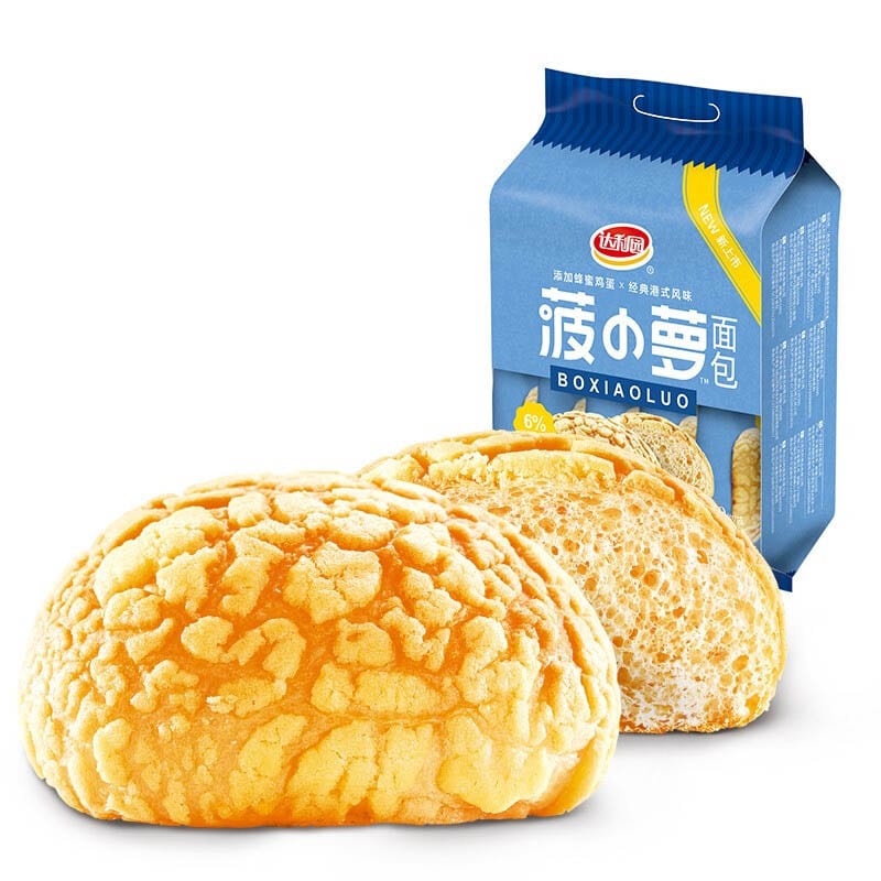 Daliyuan-Pineapple-Mini-Buns,-10-Pieces-per-Bag,-300g-1