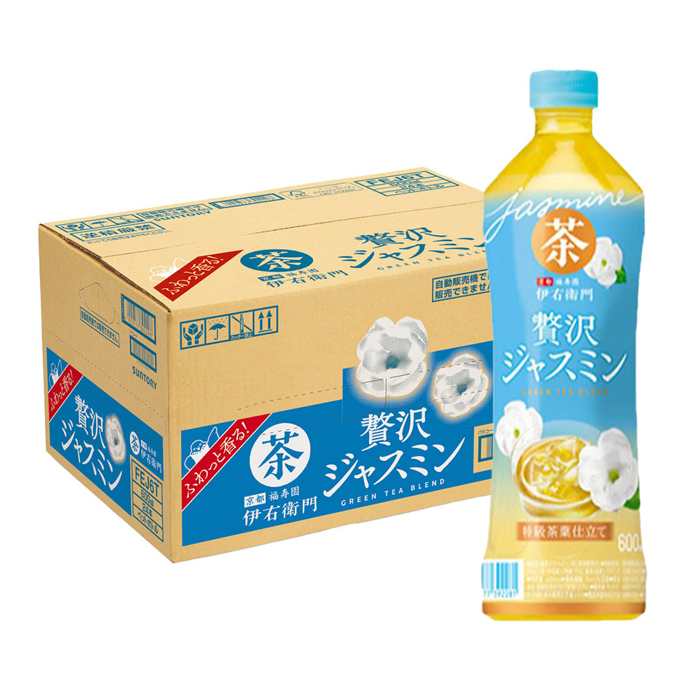 Suntory-Iyemon-Jasmine-Tea---600ml-x-24-Bottles-1