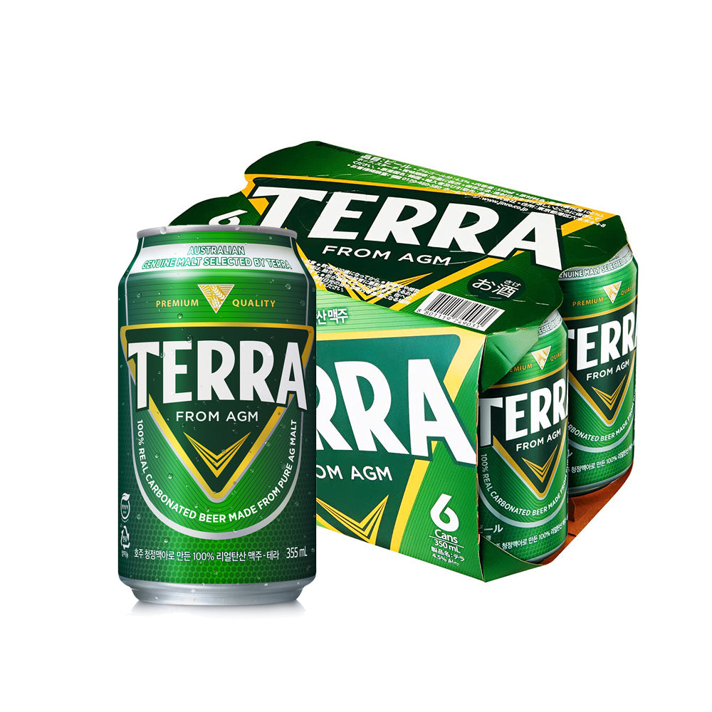 Korean-Terra-Canned-Beer-355ml---Pack-of-6,-4.6%-ABV-1