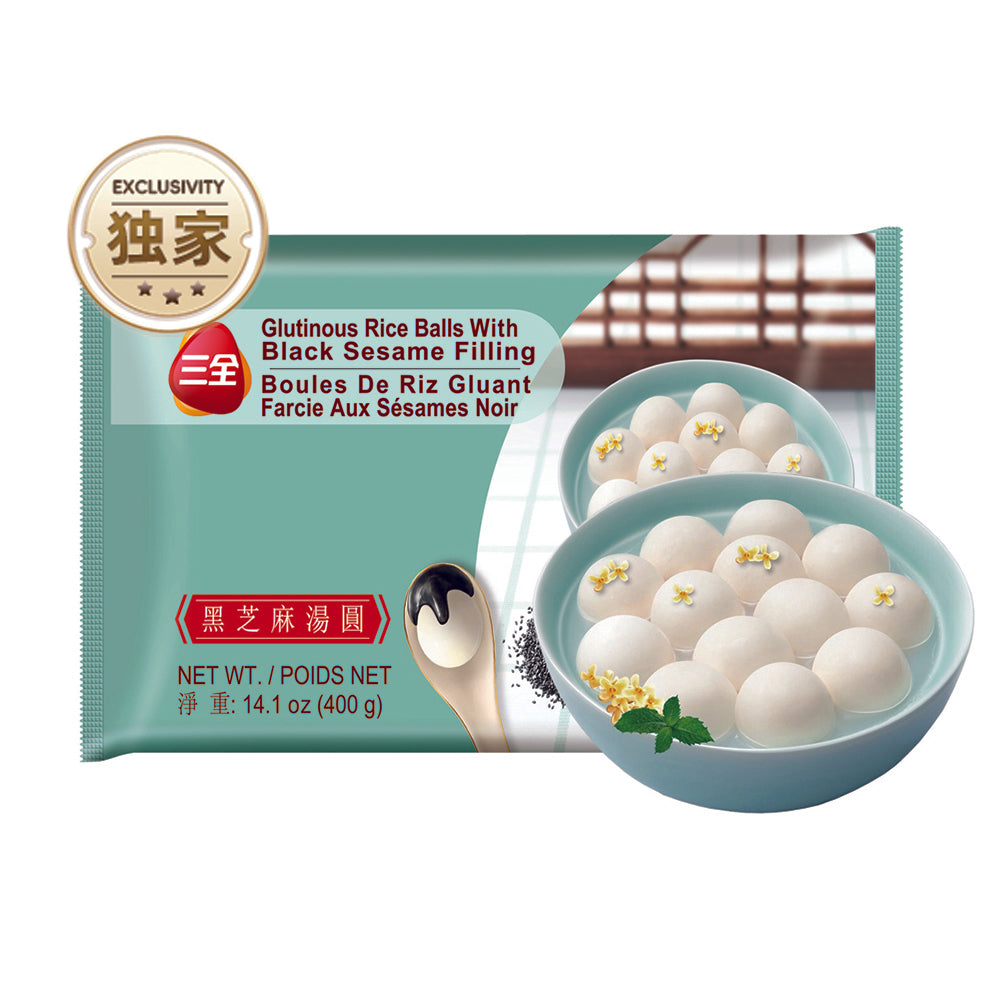 [Frozen]-Sanquan-Premium-Black-Sesame-Glutinous-Rice-Balls-400g-1