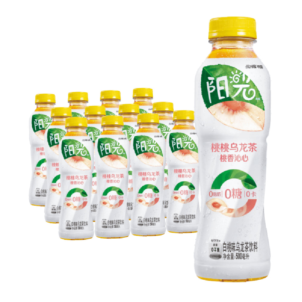 [Full-Case]-Coca-Cola-Sunshine-White-Peach-Oolong-Tea-500ml-*12-Bottles-1