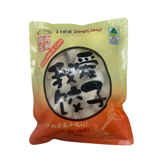 I Love Dumplings Chicken & Corn Dumplings 480g