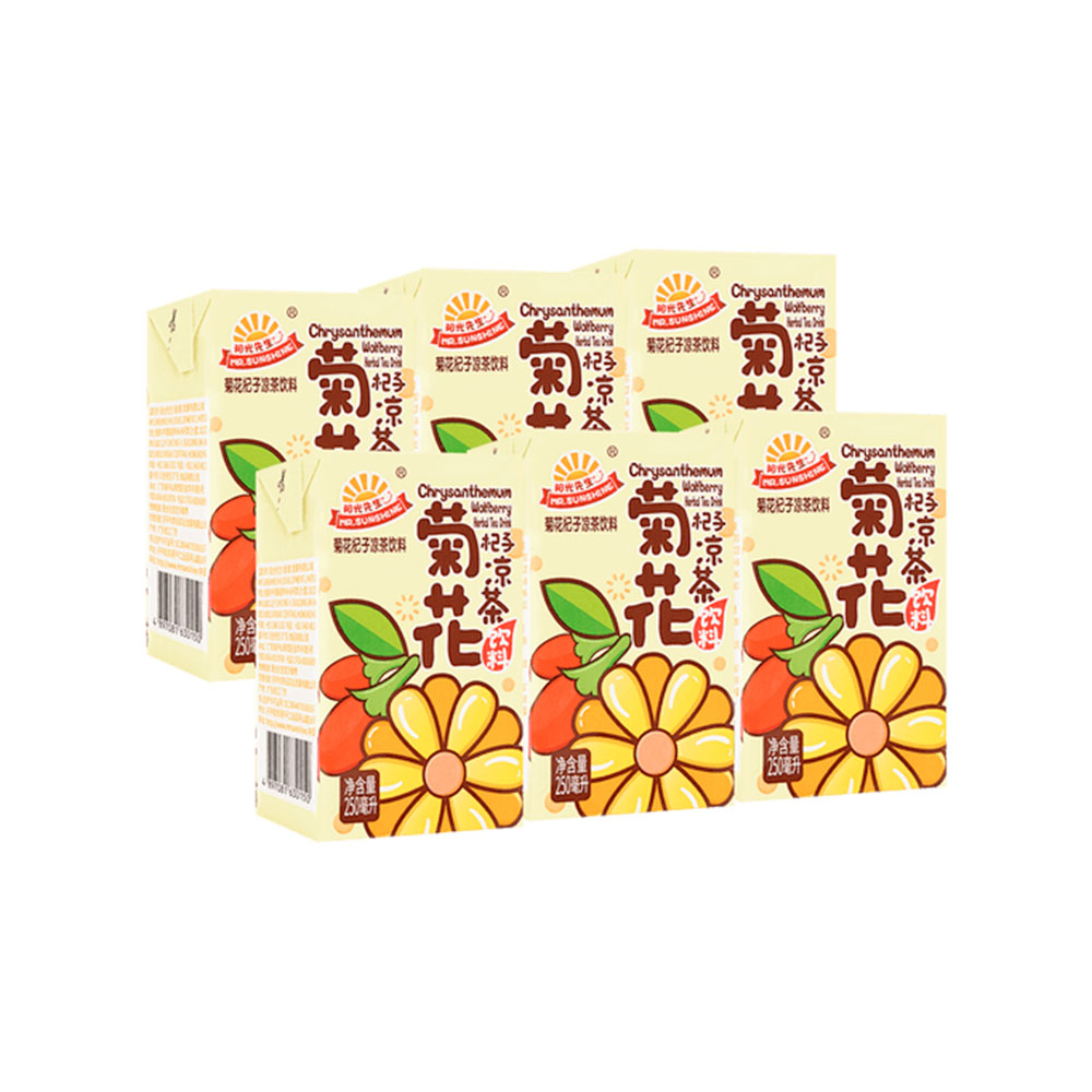 [Mr.-Sunshine]-Chrysanthemum-and-Goji-Berry-Herbal-Tea-250ml-*-6-Boxes-1