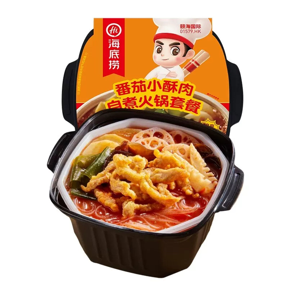 Haidilao-Self-Heating-Hot-Pot---Tomato-&-Crispy-Pork-Flavor---275g-1