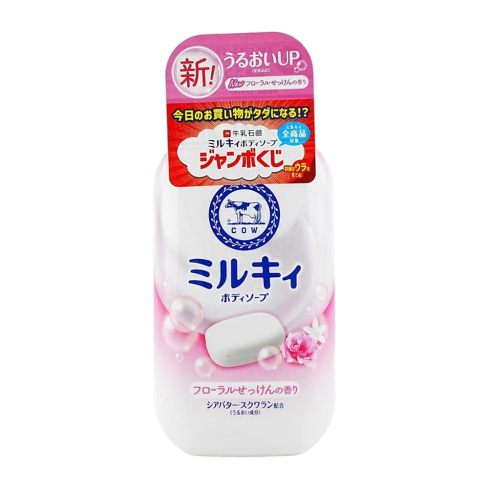 Cow-Brand-Milky-Body-Wash-–-Floral-Soap-Scent-with-Milk-Essence-&-Shea-Butter-500ml-1