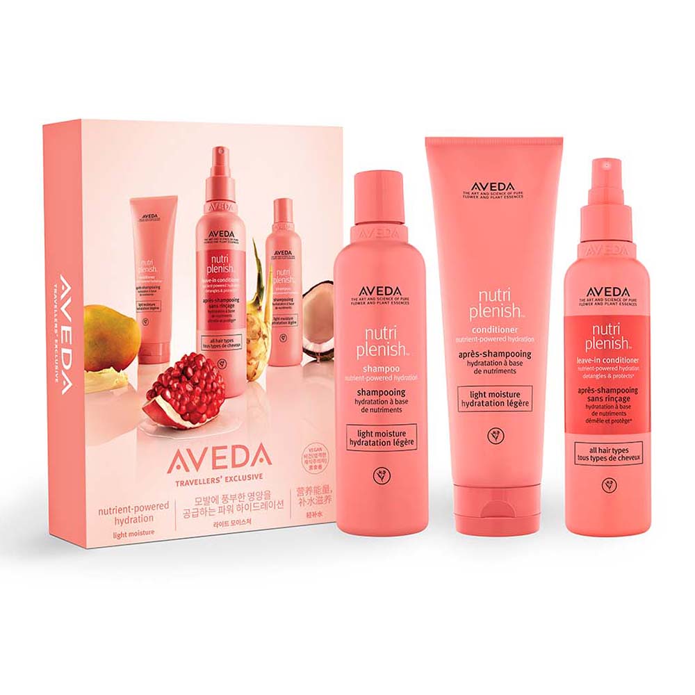 Aveda-Nutriplenish-Light-Moisture-Trio-Set-(Shampoo-250ml-+-Conditioner-250ml-+-Leave-In-Conditioner-200ml)-1