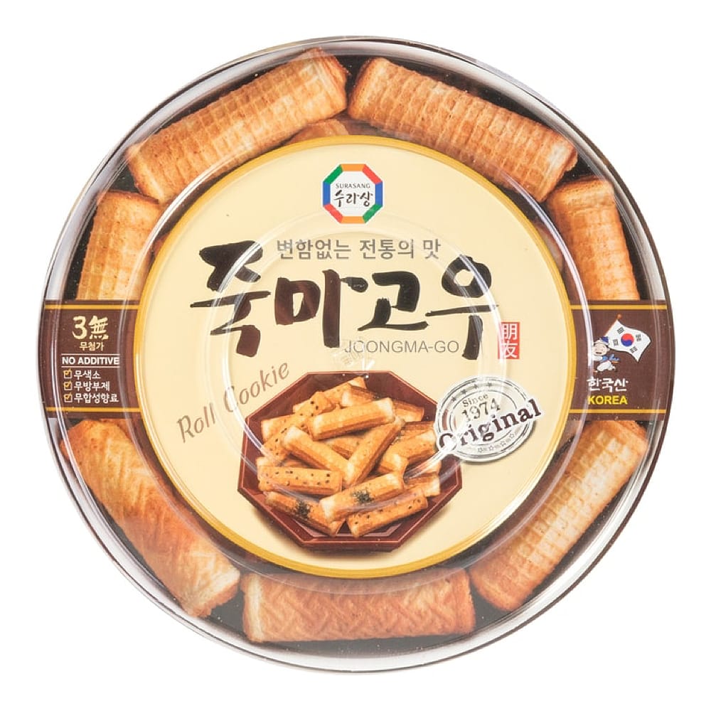 Surasang-Korean-Traditional-Roll-Cookies---Black-Sesame-Flavor,-365g-1