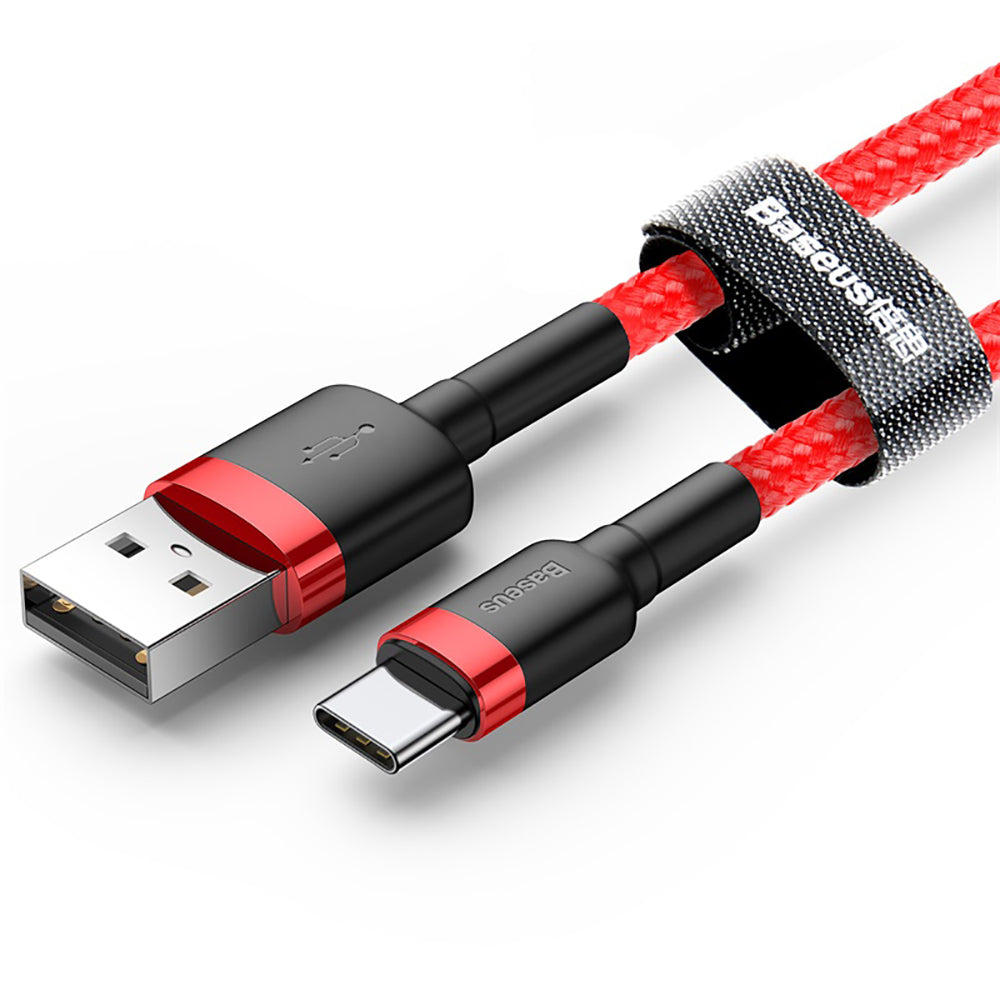 Baseus-Cafule-USB-to-Type-C-Cable-2A-2M---Red-1