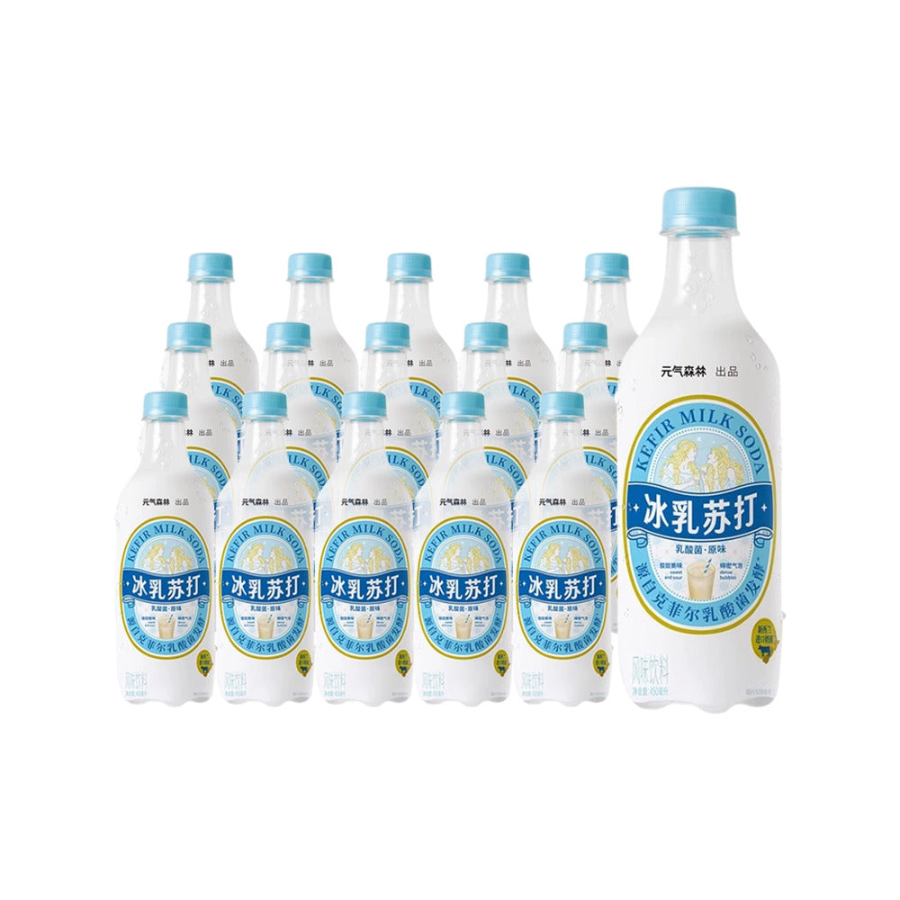 Genki-Forest-Kefir-Milk-Soda-–-Yogurt-Style-Sparkling-Drink-450ml-×-15-Bottles-1