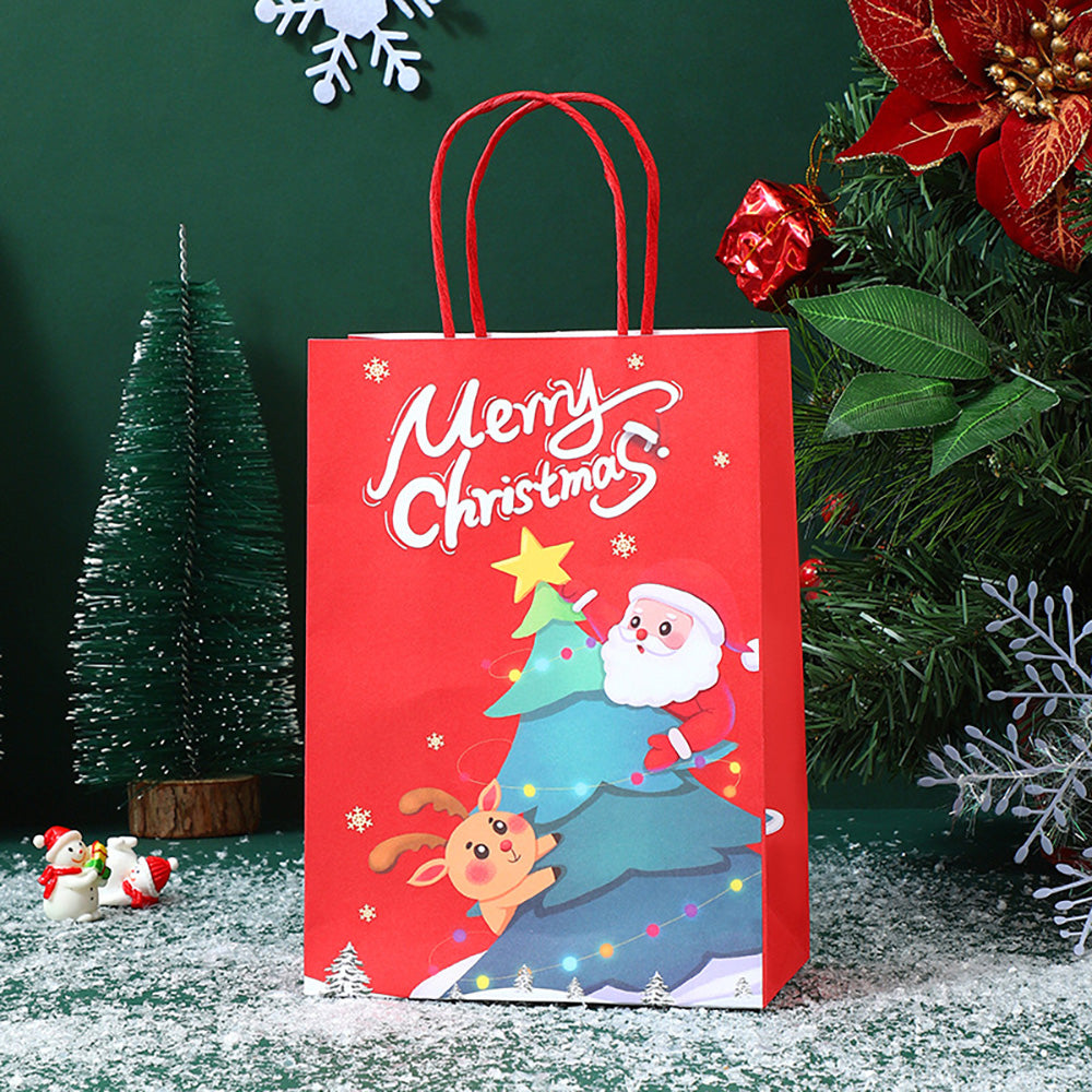 Ulife-Christmas-Gift-Bag-with-Star-Pattern---Medium-21*27*11cm-1