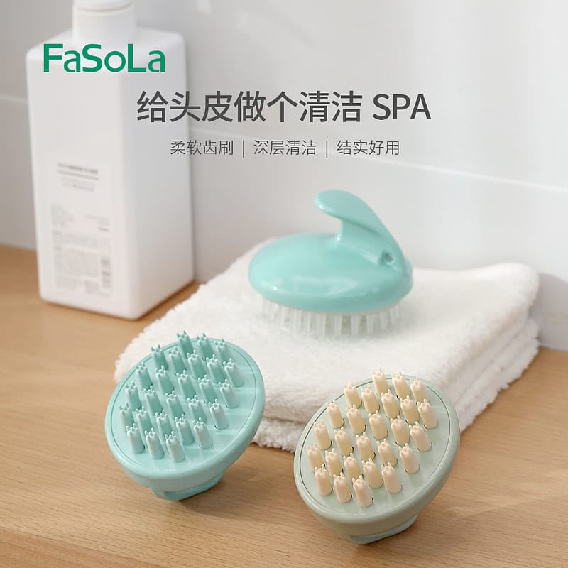 FaSoLa-Home-Shampoo-Massage-Brush---Transparent,-9x8x8cm-1