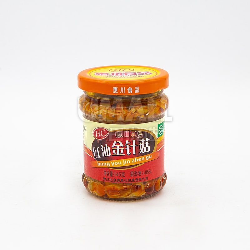 Huichuan-Spicy-Enoki-Mushrooms-in-Chili-Oil---145g-1