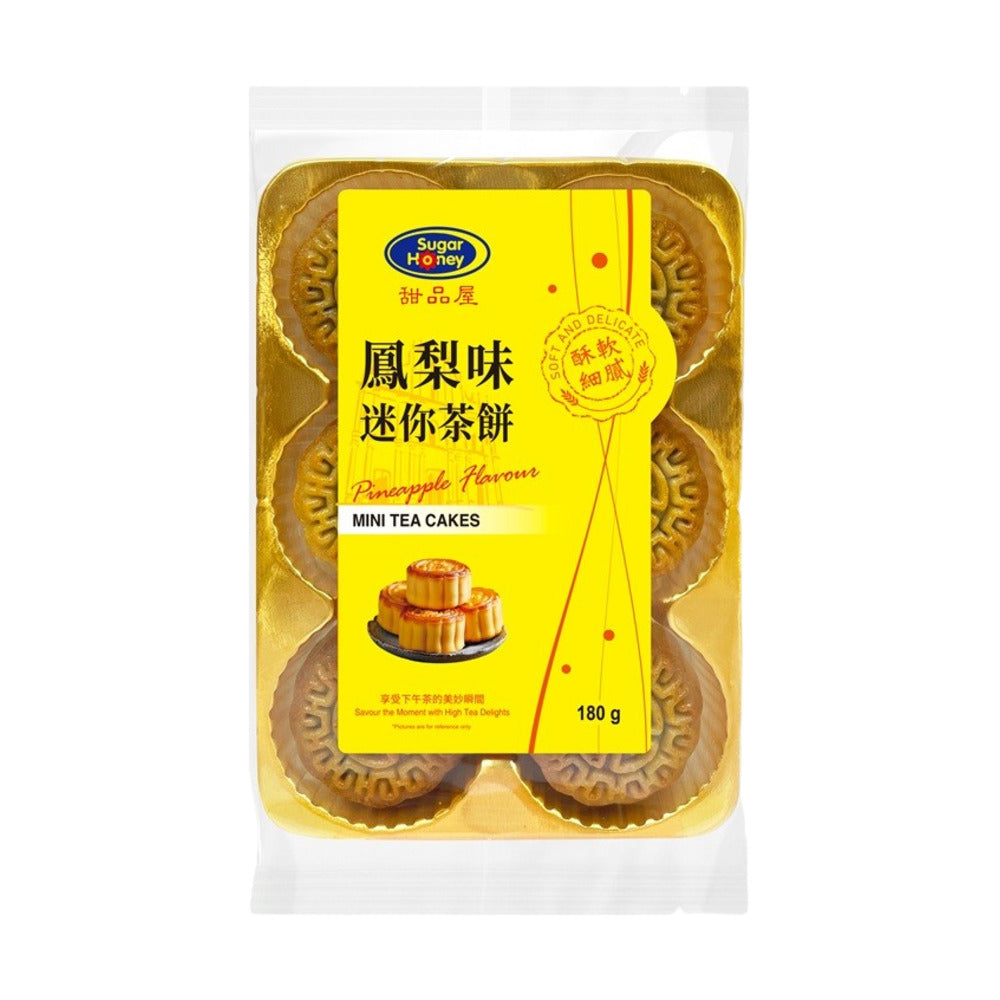 Sugar-Honey-Pineapple-Mini-Tea-Cakes---6-Pieces,-180-g-2