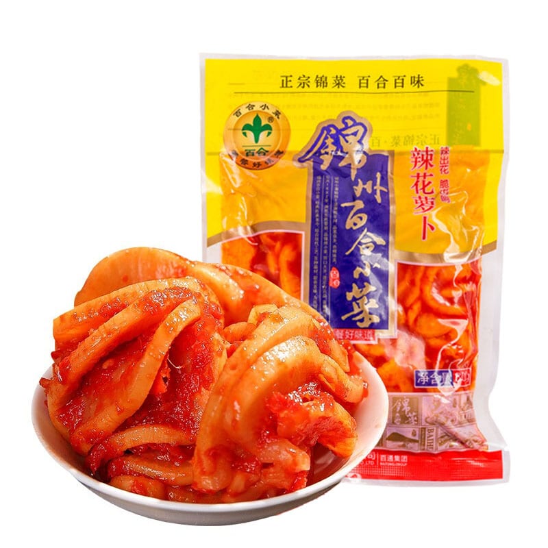 Baihe-Jinzhou-Spicy-Pickled-Radish---248g-1