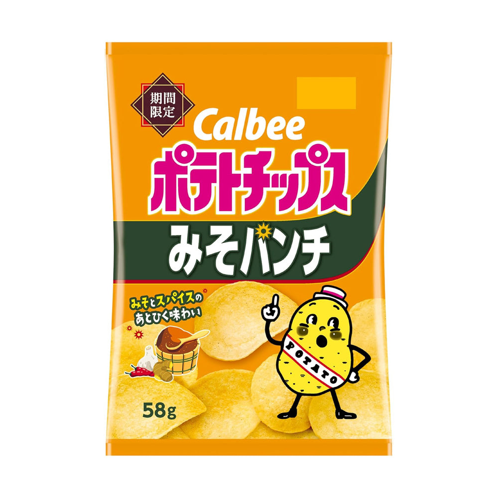 Calbee-Potato-Chips-–-Miso-Punch-Flavour-58g---Limited-Edition-Japanese-Miso-Spice-Snack-1