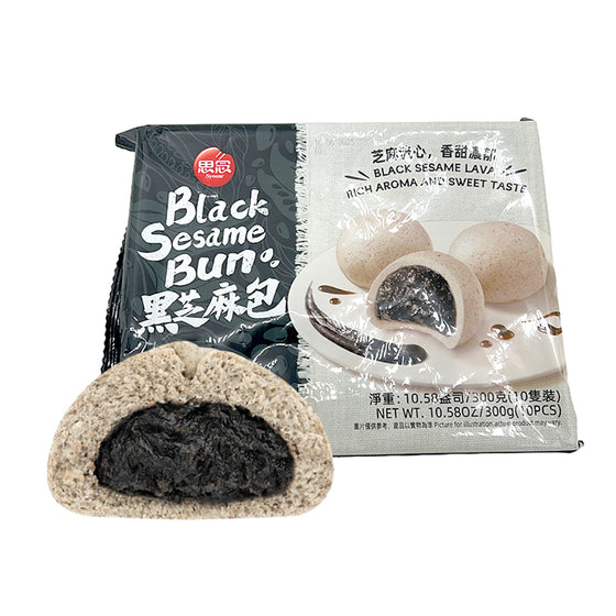Synear Frozen Black Sesame Buns - 10pcs, 300g