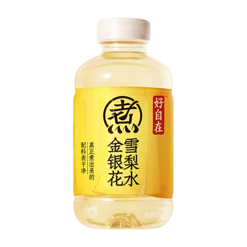 Genki-Forest-Hao-Zizai-Snow-Pear-&-Honeysuckle-Herbal-Drink-–-500ml-×-15-Bottles-1
