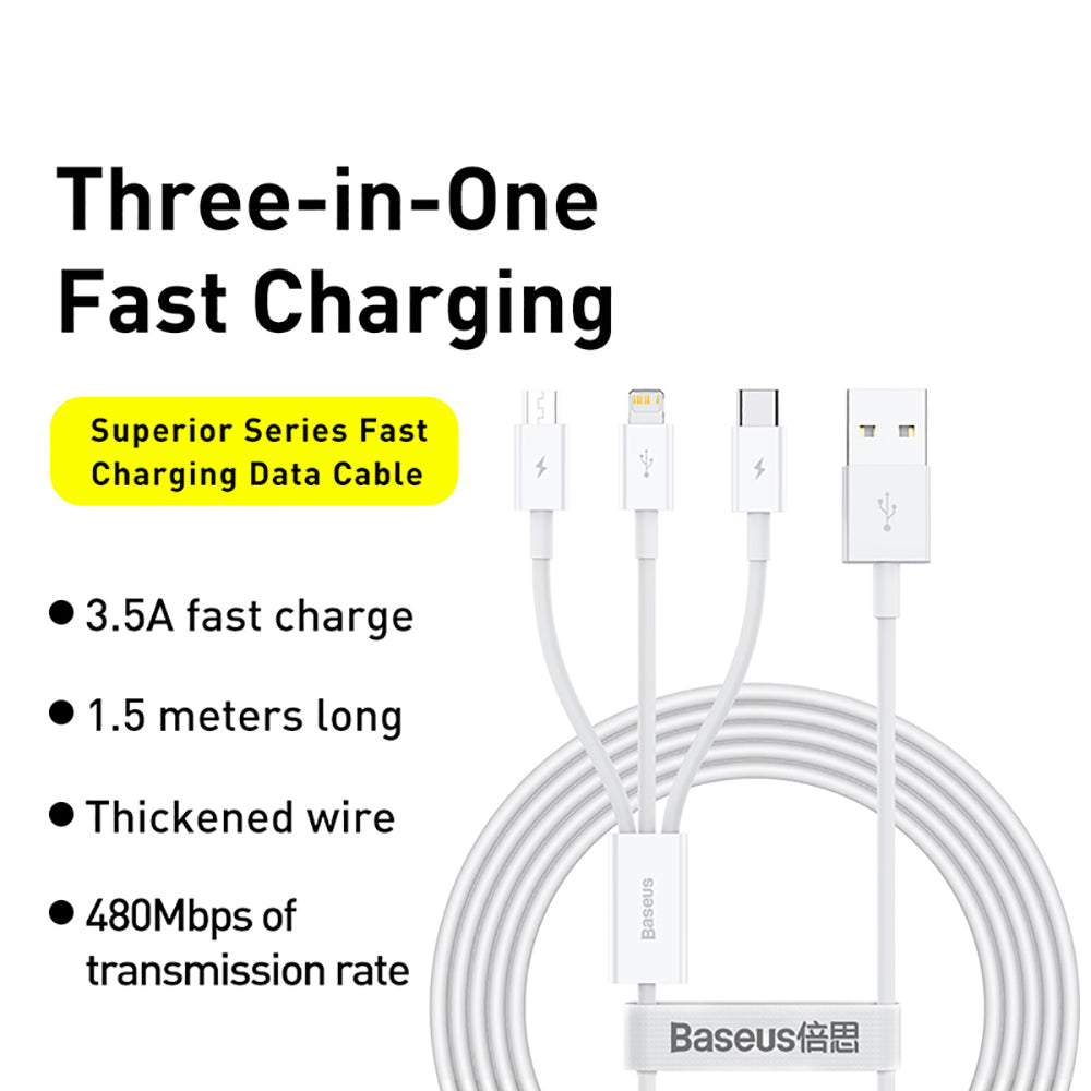 Baseus-Superior-Series-Fast-Charging-Data-Cable-USB-to-M+L+C-3.5A-1.5m-White-1