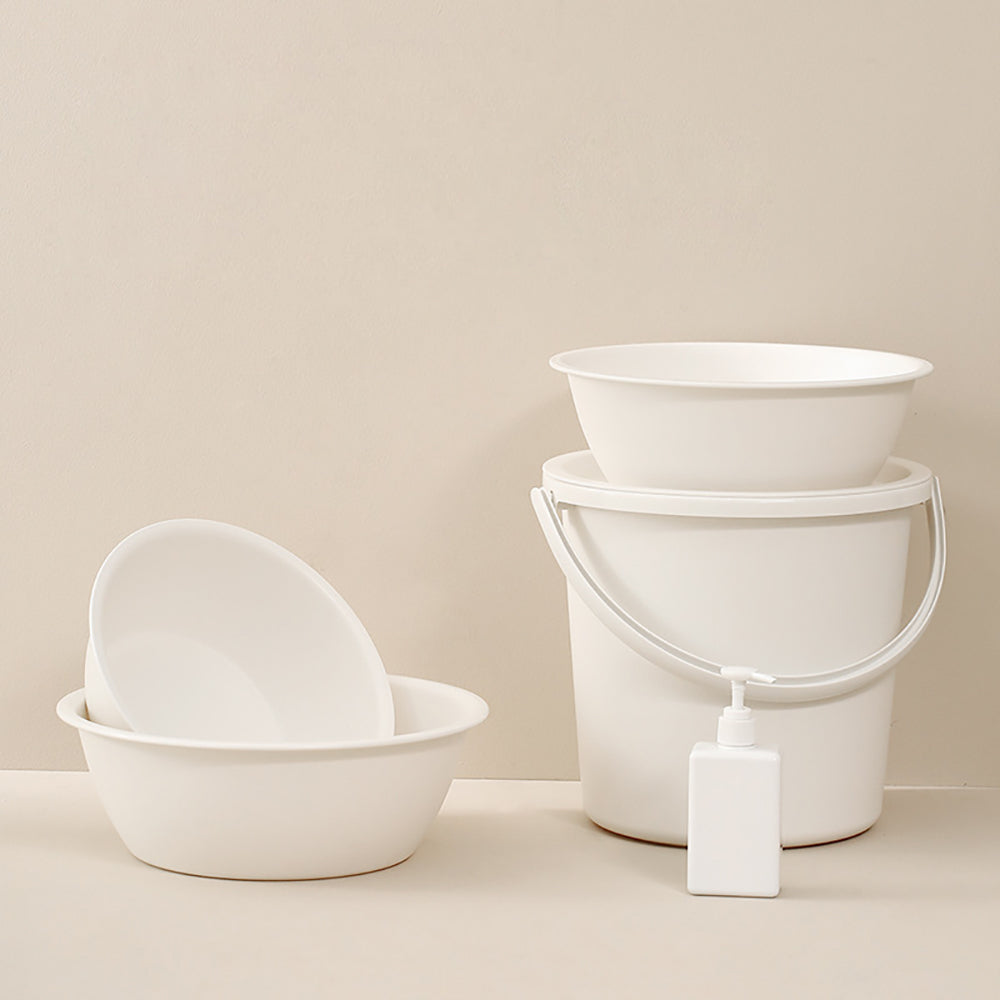 FaSoLa Simple Household Basin - Large, Off-White