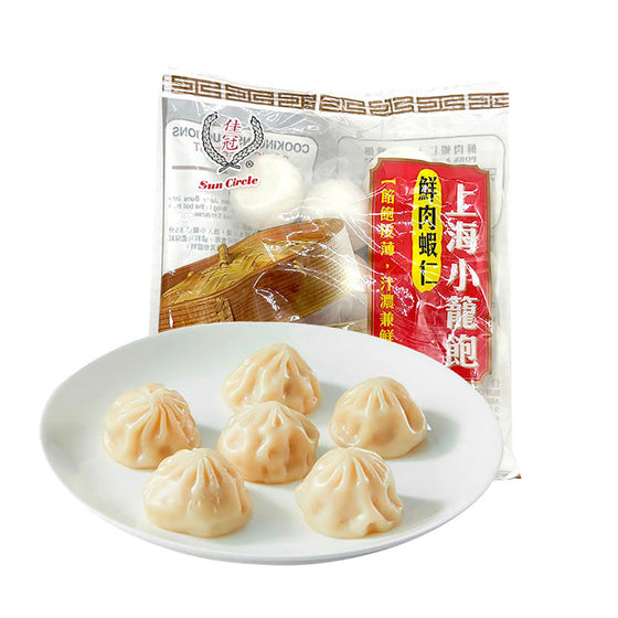 Sun Circle Frozen Shanghai Pork and Prawn Soup Dumplings - 400g