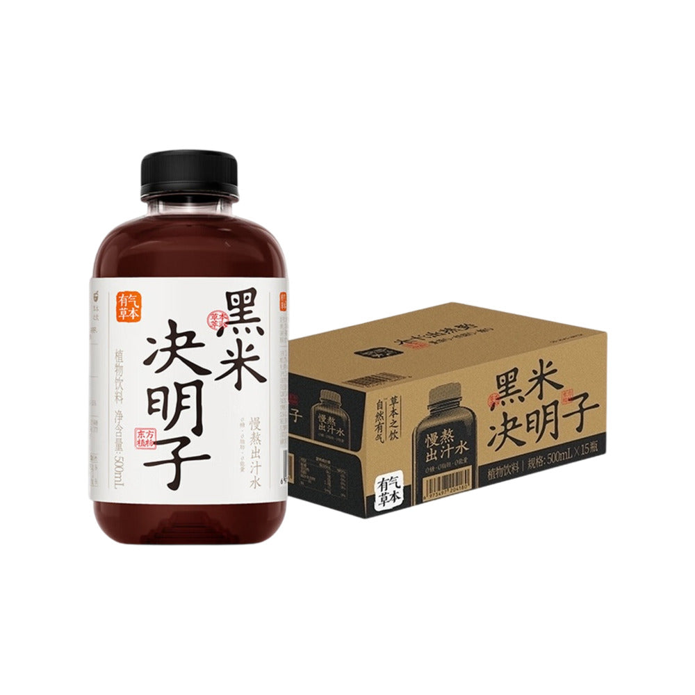 Guozi-Shule-Black-Rice-Cassia-Seed-Tea---500ml-x-15-Bottles-1