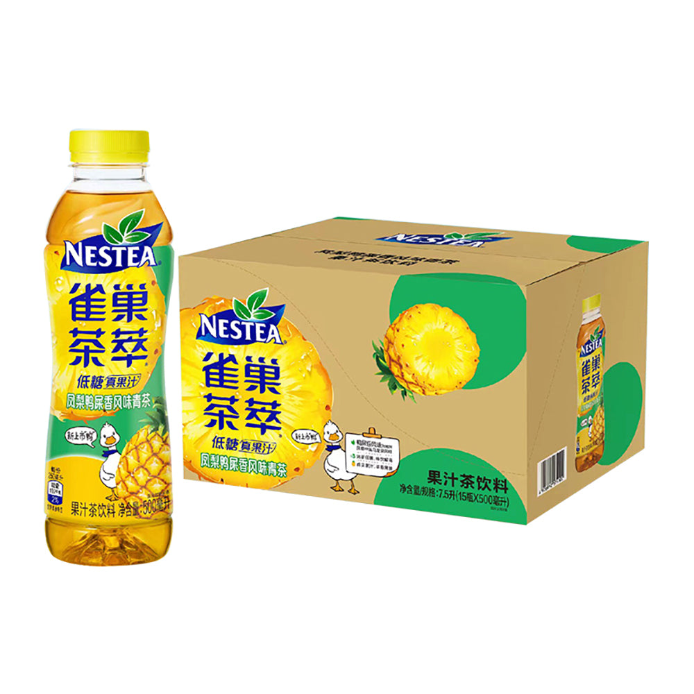 [Full-Case]-Nestle-Pineapple-Duck-Shit-Fragrance-Clear-Tea,-Low-Sugar,-500ml-x-15-per-Case-1